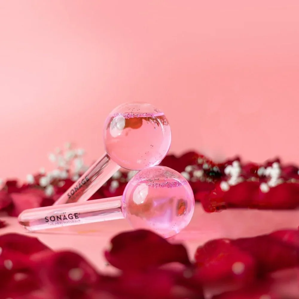 SONAGE FRIOZ ICY GLOBES FACIAL MASSAGER BEAUTY TOOL